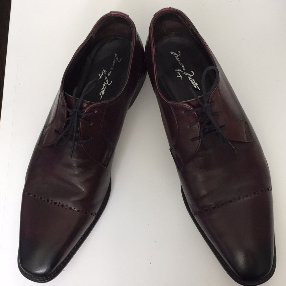 Massimo Matteo Men’s 12 Leather Derby shoes Italy